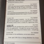 Proofreading on a Kindle