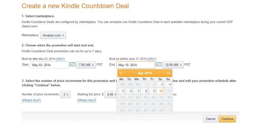 kindle countdown deal
